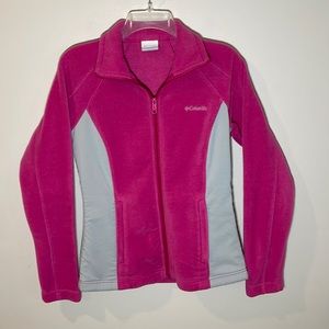 Columbia Fleece Full Zip Jacket Womens Small